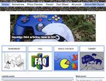 Tablet Screenshot of n64squid.com